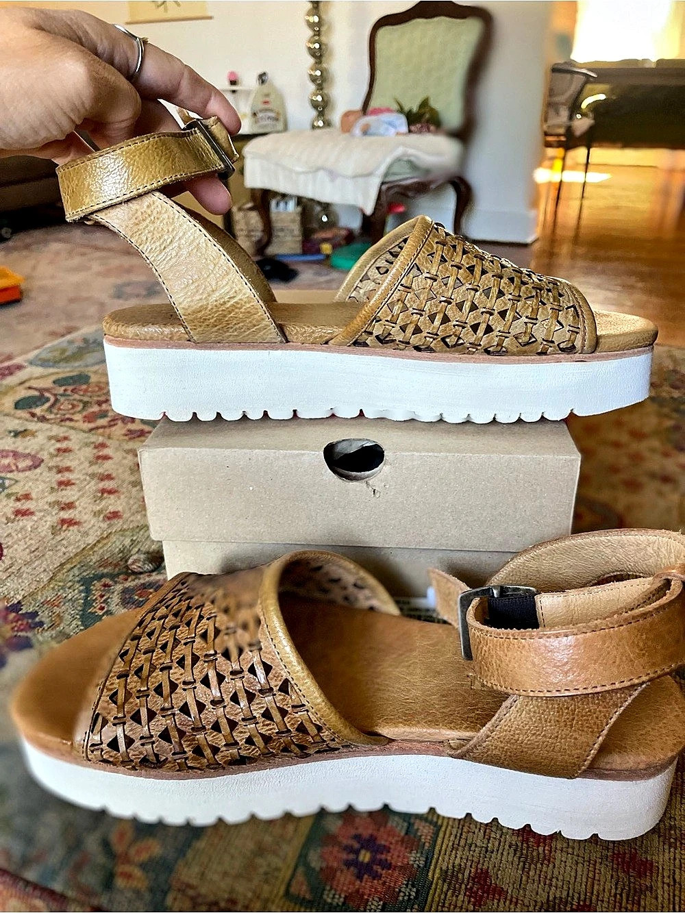 Bed Stu Brisa Sandals Cashew Dip Dye